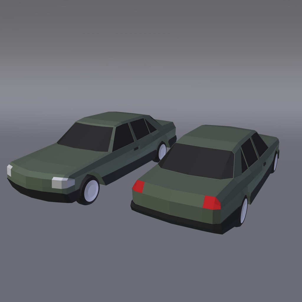 carro low poly preview image 1